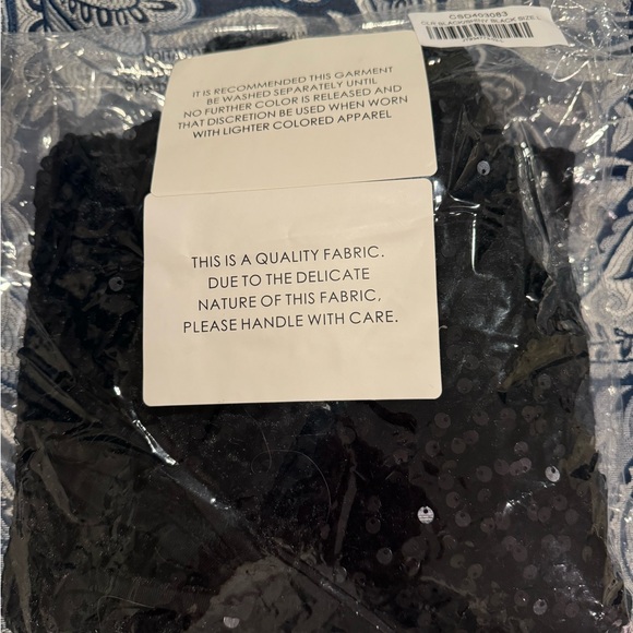 Lulus Marvelous Radiance Elegant Black Sequin Cutout Long Sleeve Mini Dress - Picture 8 of 9